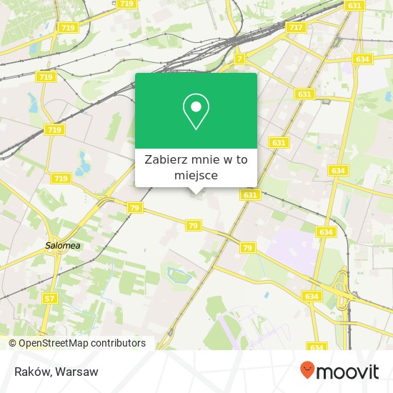 Mapa Raków