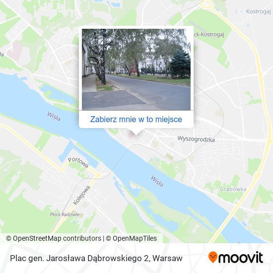 Mapa Plac gen. Jarosława Dąbrowskiego 2