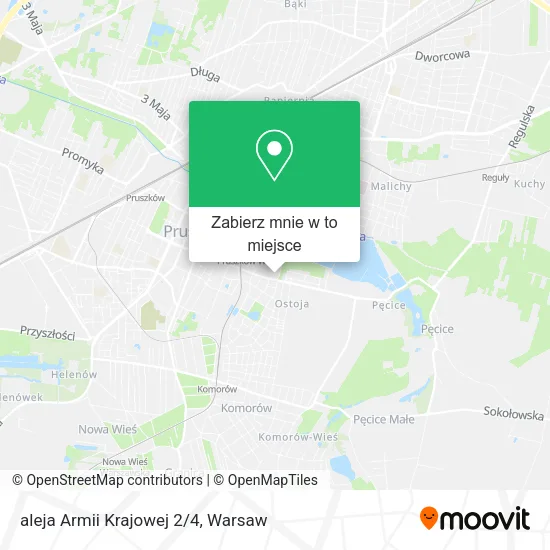 Mapa aleja Armii Krajowej 2/4