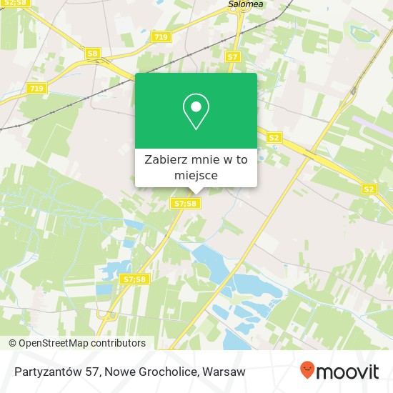 Mapa Partyzantów 57, Nowe Grocholice