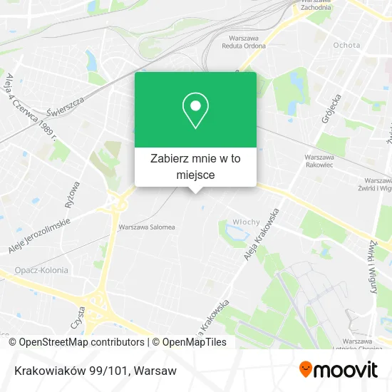 Mapa Krakowiaków 99/101