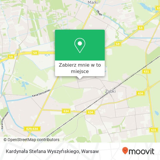 Mapa Kardynała Stefana Wyszyńskiego