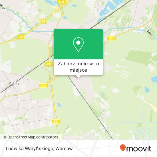 Mapa Ludwika Waryńskiego