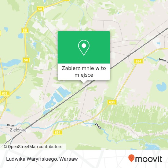 Mapa Ludwika Waryńskiego