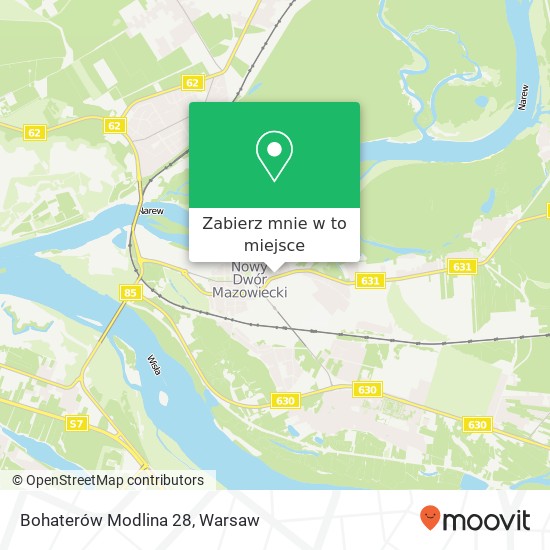 Mapa Bohaterów Modlina 28