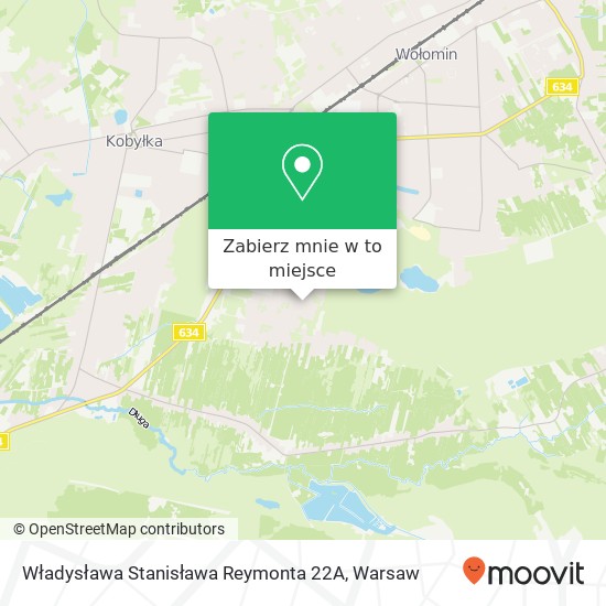 Mapa Władysława Stanisława Reymonta 22A