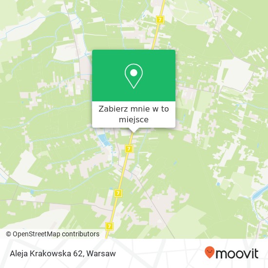 Mapa Aleja Krakowska 62