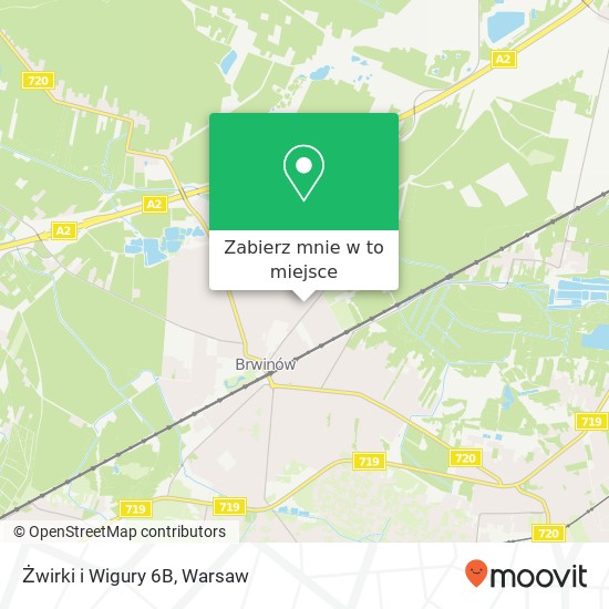 Mapa Żwirki i Wigury 6B