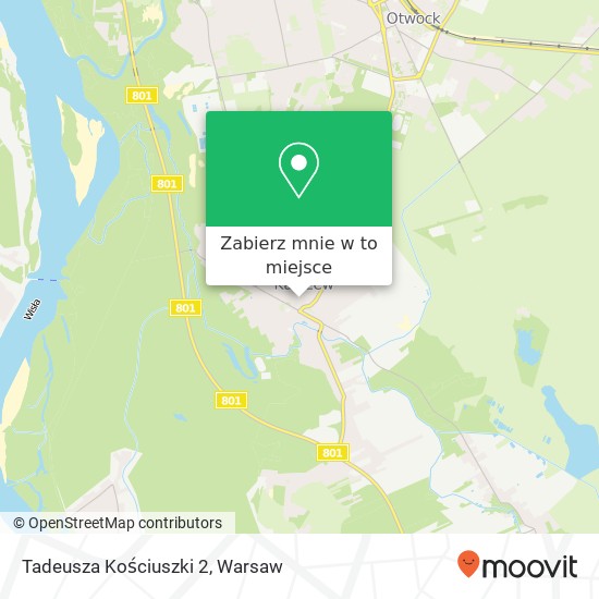 Mapa Tadeusza Kościuszki 2