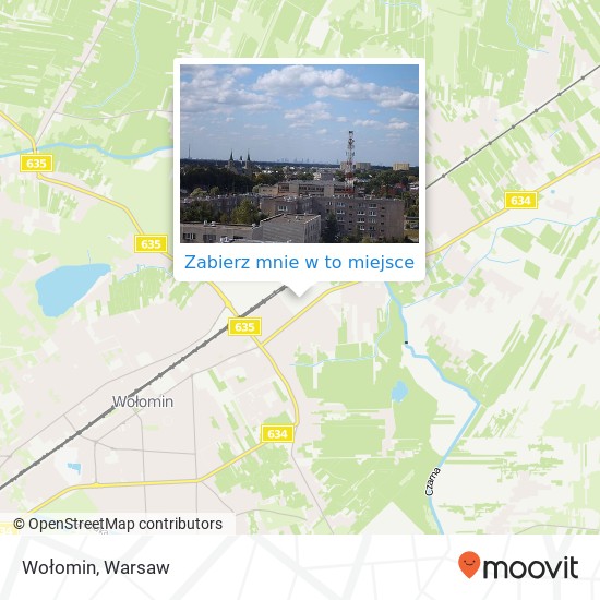 Mapa Wołomin