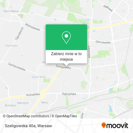 Mapa Szeligowska 40a