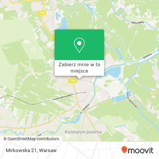 Mapa Mirkowska 21