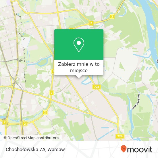 Mapa Chochołowska 7A