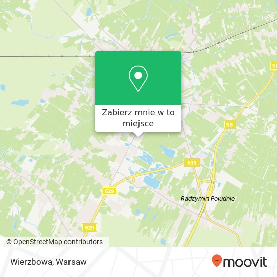 Mapa Wierzbowa