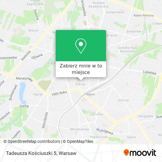 Mapa Tadeusza Kościuszki 5