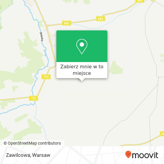 Mapa Zawilcowa