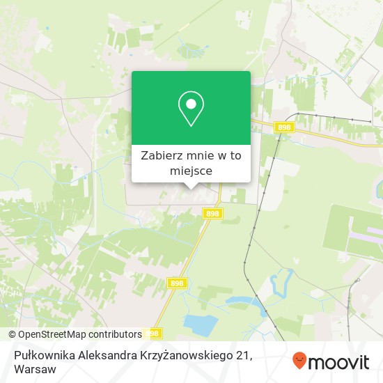 Mapa Pułkownika Aleksandra Krzyżanowskiego 21