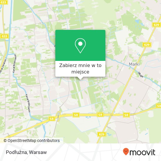 Mapa Podłużna