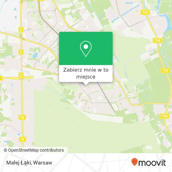 Mapa Małej Łąki