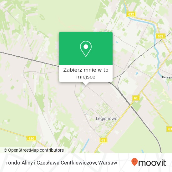 Mapa rondo Aliny i Czesława Centkiewiczów