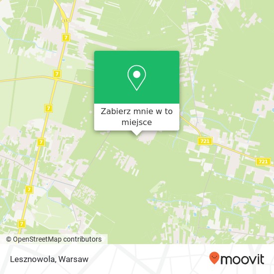 Mapa Lesznowola