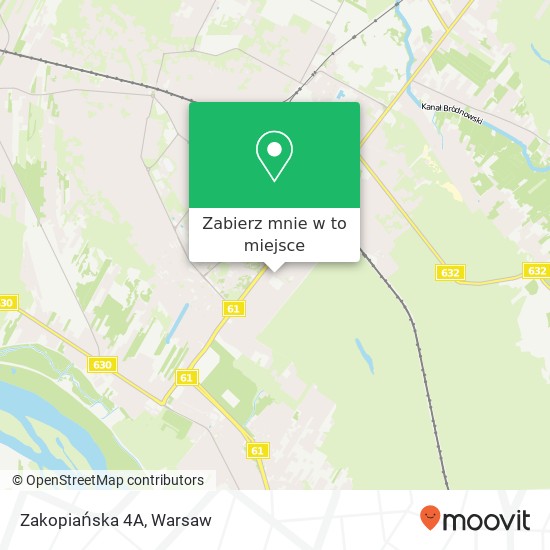 Mapa Zakopiańska 4A