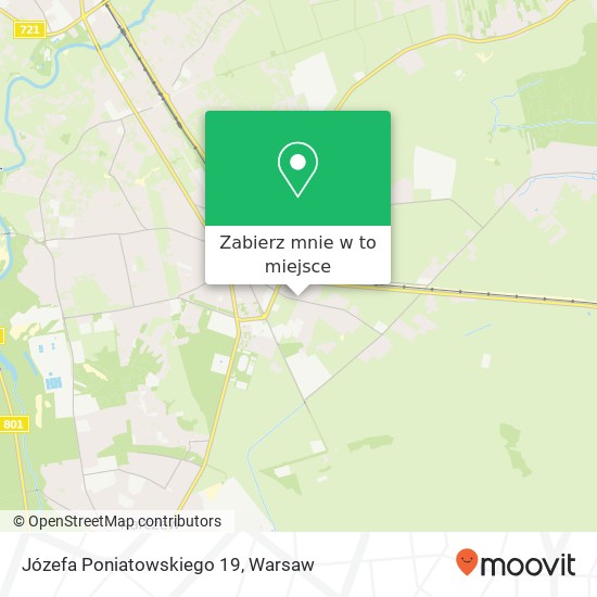 Mapa Józefa Poniatowskiego 19