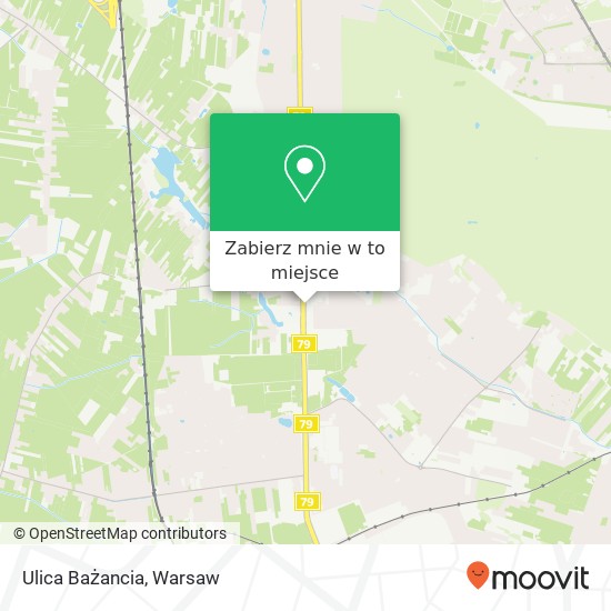 Mapa Ulica Bażancia