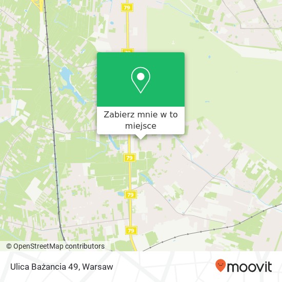 Mapa Ulica Bażancia 49