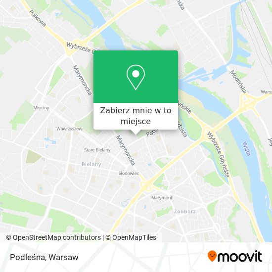 Mapa Podleśna