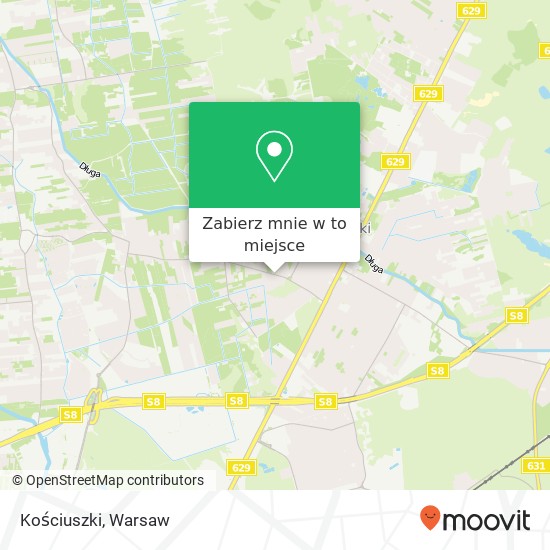 Mapa Kościuszki