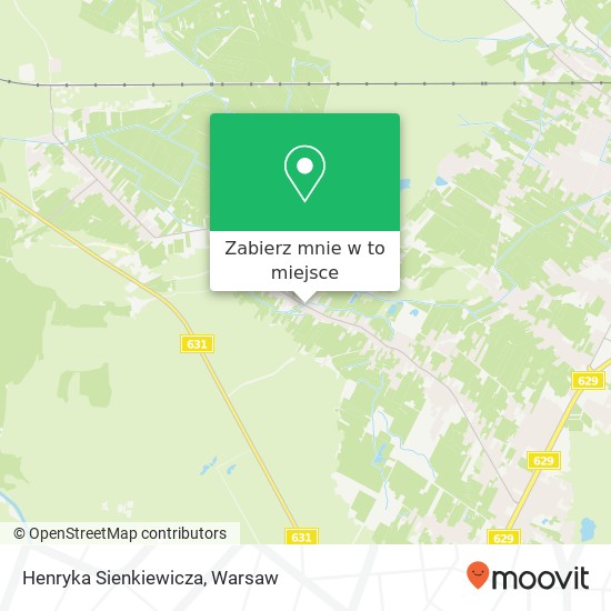 Mapa Henryka Sienkiewicza