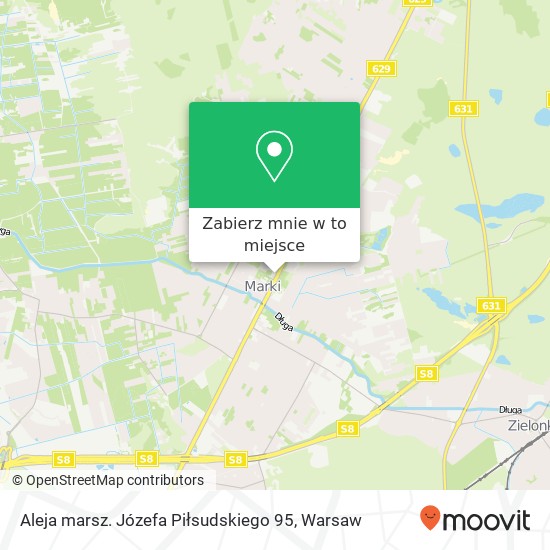 Mapa Aleja marsz. Józefa Piłsudskiego 95