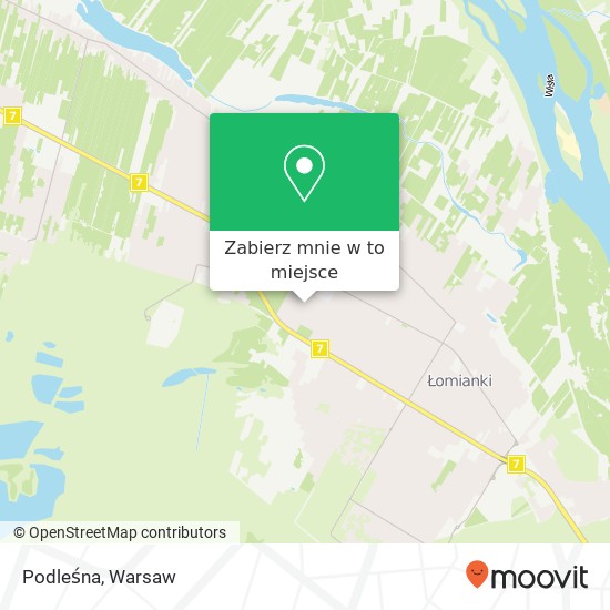 Mapa Podleśna