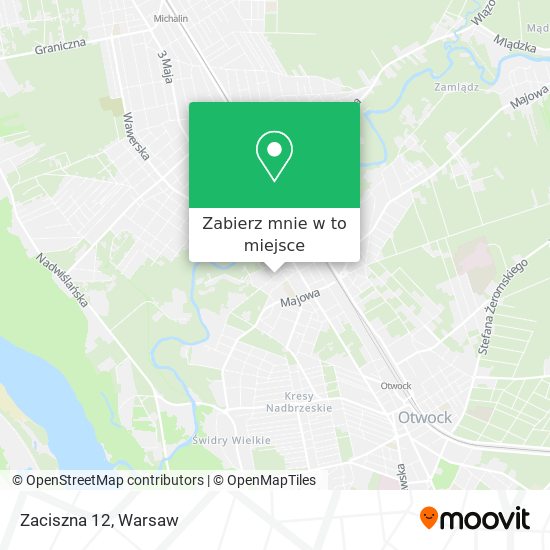 Mapa Zaciszna 12