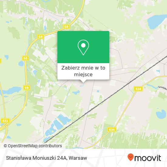 Mapa Stanisława Moniuszki 24A