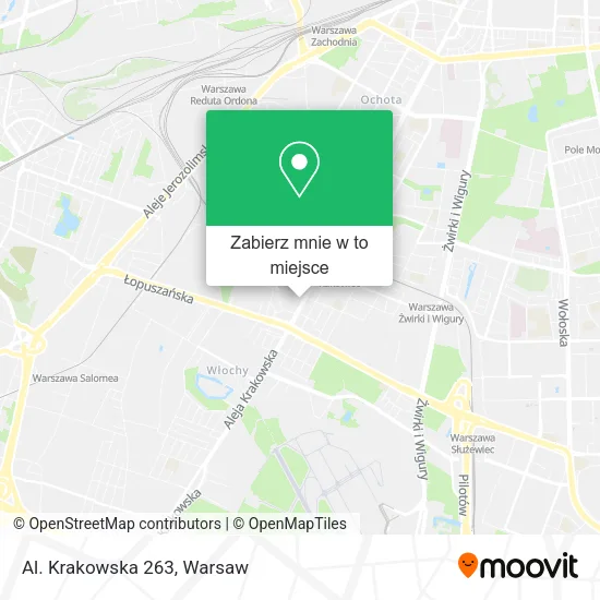 Mapa Al. Krakowska 263