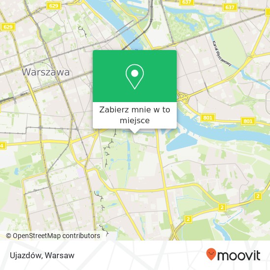 Mapa Ujazdów