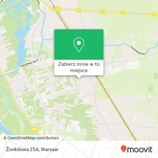 Mapa Żonkilowa 25A