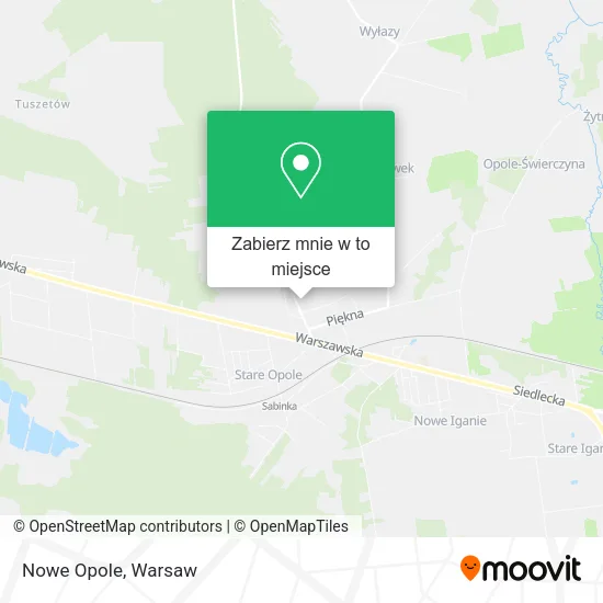 Mapa Nowe Opole