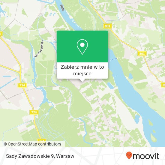 Mapa Sady Zawadowskie 9