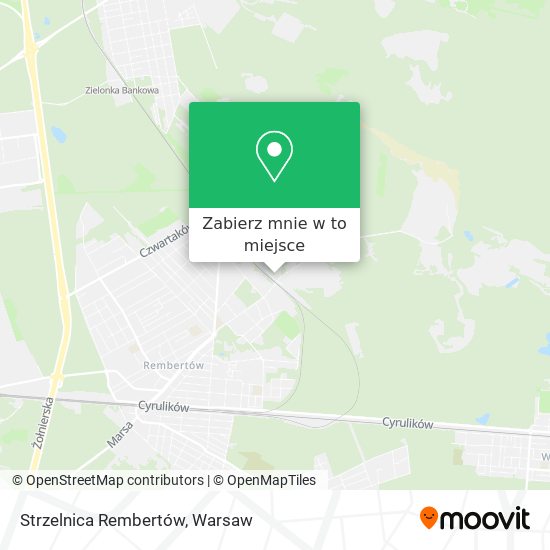 Mapa Strzelnica Rembertów