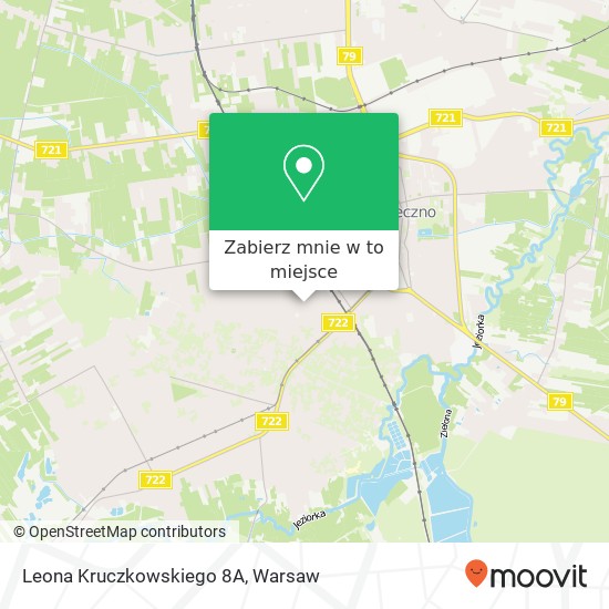 Mapa Leona Kruczkowskiego 8A