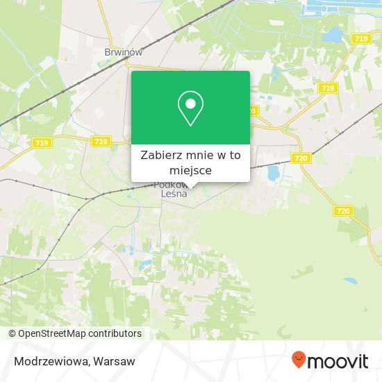 Mapa Modrzewiowa