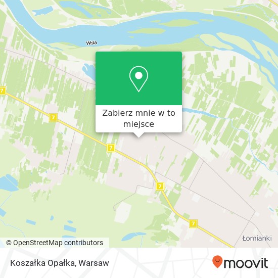 Mapa Koszałka Opałka