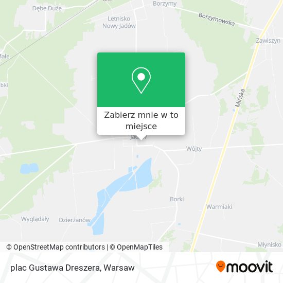 Mapa plac Gustawa Dreszera