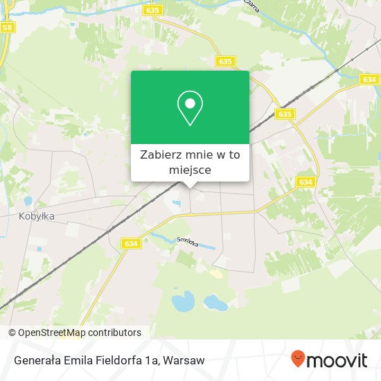 Mapa Generała Emila Fieldorfa 1a