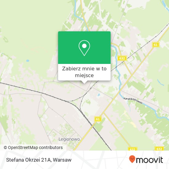 Mapa Stefana Okrzei 21A