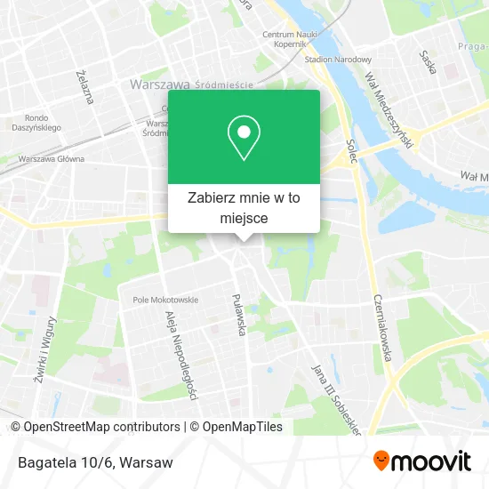 Mapa Bagatela 10/6