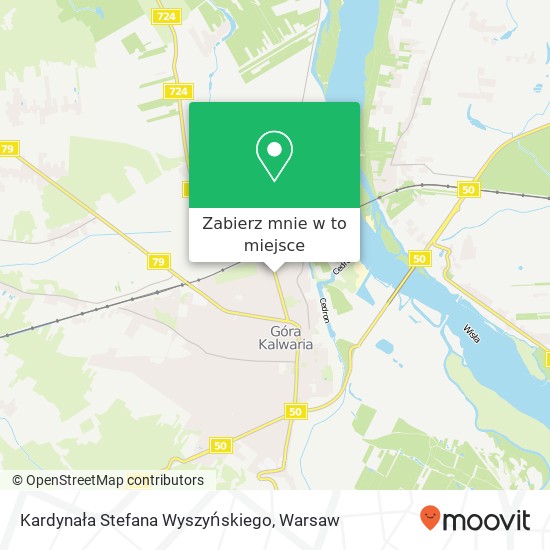 Mapa Kardynała Stefana Wyszyńskiego